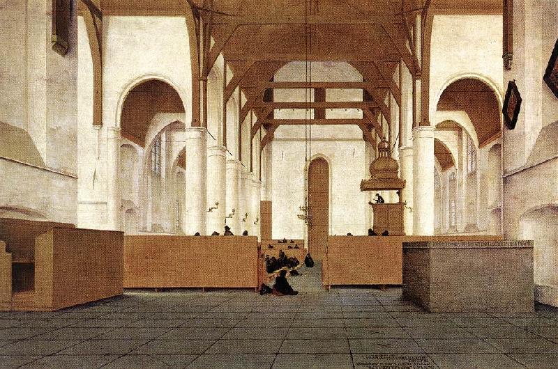 Interior of the Church of St Odulphus, Assendelft, Pieter Jansz Saenredam